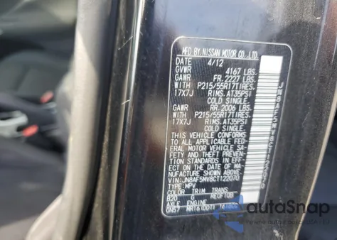 2012 Nissan Juke S from USA, damaged, VIN JN8AF5MV8CT122070